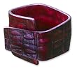 Leather bracelet, 'Fearless in Red' Leather bracelet, 'Fearless in Red'