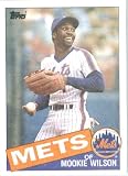 1985 Topps Baseball Card # 775 Mookie Wilson New York Mets Mint Condition- Shipped In Protective Screwdown Display Case!