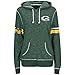 Majestic Green Bay Packers Women's Athletic Tradition Zip-Up Hooded Sweatshirt