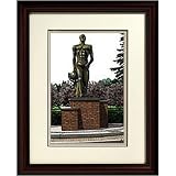 Michigan State University: Spartan Statue Alma Mater Framed Lithograph