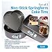 from Hawthorne Grove Set of 3 Non-Stick Spring Form Shapes Cake Tins