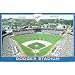 Dodger Stadium Gameday Poster - Los Angeles Dodgers Baseball Poster Print, 34x22