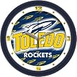 Toledo Rockets Suntime 12" Dimension Glass Crystal Wall Clock - NCAA College Athletics