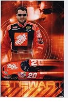Tony Stewart (Smoke) Sports Poster Print - 24" X 36"
