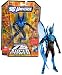 Search : Mattel Year 2009 DC Universe "DC Comics 75 Years of Super Power" Wave 13 Classics Series 6 Inch Tall Action Figure #4 - BLUE BEETLE with Removable Wings and Sword Arm, Trigon's Left Leg Plus Bonus Collector Pin (R5788)