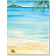 Tropical Beach Summer Laser & Inkjet Computer Printer Paper