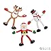 Christmas Holiday Character Bendables, Pack of 12