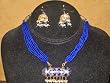 Fashion Jewlry Set-handcrafted Lacquer Necklace with Earrings 3pc Set