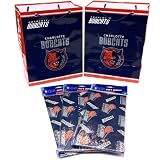 Pro Specialties Charlotte Bobcats Team Logo Gift Bag And Gift Wrap Set