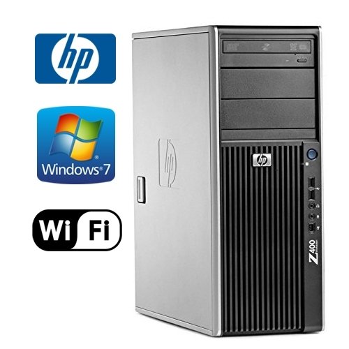 HP Z400 Workstation - Intel Xeon Dual Core 2.4GHz, 8GB DDR3 RAM, *NEW* 1TB HDD, Windows 7 Pro 64-Bit, NVIDIA Quadro NVS 290 Dual Video Output, WiFi, DVD/CD-RW (Prepared by ReCircuit)