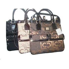 Liz Claiborne Heritage Messenger Crossbody Satchel Handbag