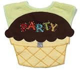 Frenchie Party Time Bib, Green