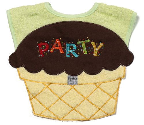 Frenchie Party Time Bib, Green
