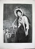 1893 ANTIQUE FINE ART YOUNG GIRL DRESS UP COSTUMES