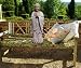 Asian buddha statue home garden tranquil sculpture god