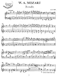 Mozart Rondo K.494 for Piano: Instantly download and print sheet music