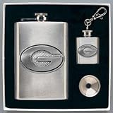 Georgia Bulldogs Flask & Funnel Set (in Gift Box) - NCAA College Athletics