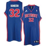 adidas Detroit Pistons #32 Richard Hamilton Royal Blue Youth Swingman Basketball Jersey