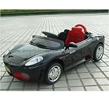 Battery Powered Ferrari F430 Spyder Style Ride on Car with Remote - Black