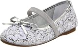 Nina Fanti Ballet Flat (Toddler/Little Kid/Big Kid),Silver,12 M US Little Kid
