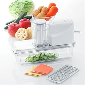 【クリックで詳細表示】イワタニ 電動ベジタブルスライサー あっとスライス通 IFP-60A