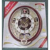 Seiko Melodies In Motion Special Beatles Collector's Edition Swarovski Crystal Musical Wall Clock - 6 Beatles Melodies!
