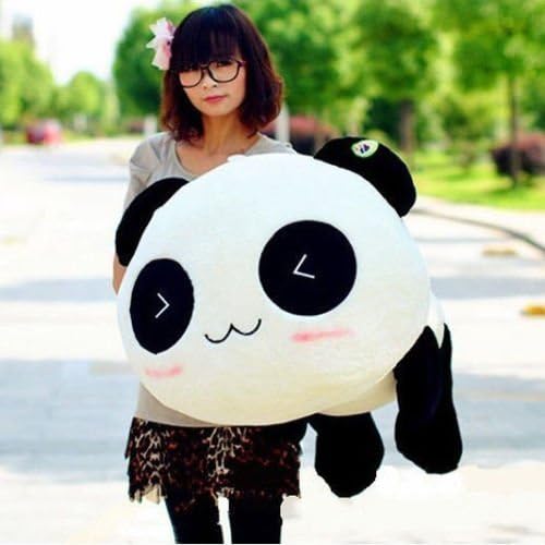 Stuffed Plush Doll Toy Animal Giant 70CM Cute Panda Pillow Bolster Gift New by Tradingtoys