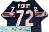 William Perry Chicago Bears Autographed Throwback Jersey with The Fridge Inscription