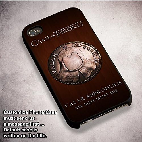 Popular Valar Morghulis for Iphone 6 and Iphone 6s Case (Black Rubber Case)