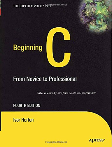 beginning c from novice to professional beginning from novice to professional