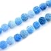 8mm Rund Achat Perlen Bead Strang Blau Halbedelstein