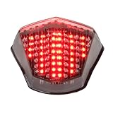 2009-2012 Yamaha FZ6R Integrated Sequential LED Tail Lights Clear Lens 