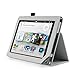 GMYLE(TM) Gray PU Leather Slim Folio Magnetic Flip Stand Case Cover with Wake Up Sleep Function for Barnes & Noble Nook HD+ Plus 9
