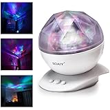 SOAIY Color Changing Led Night Light Lamp, Aurora Star Borealis Projector for Children and Adults, Decorative Light, Mood Light, Baby Nursery Night Light, Kids Bedroom Living Room Night Light (White)