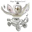 Wedding Carriage Musical Box - Genuine Goose Egg - Plays "Endless Love" FREE SHIP!