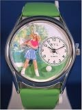 Golf Female Silver Watch