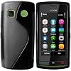 mumbi TPU Silikon Schutzh�lle f�r Nokia 500 schwarz