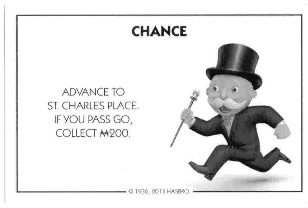 Amazon.com: Monopoly Chance Card - Your Building Loan Matures ...