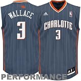 Adidas Charlotte Bobcats Gerald Wallace Youth (Sizes 8-20) Revolution 30 Replica Road Jersey Small
