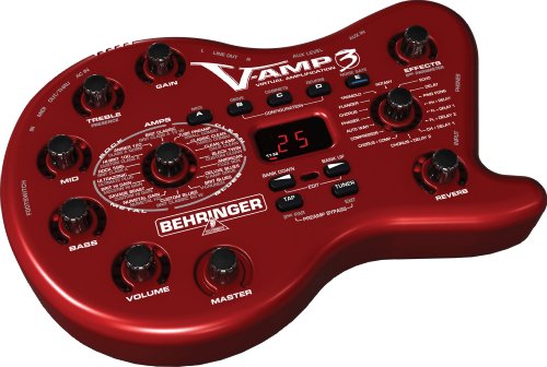 Behringer V-AMP3 Next-Generation Virtual Guitar Amplifier with USB Audio Interface And Energyxt2.5 Recording Software