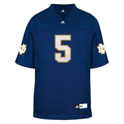adidas Notre Dame Fighting Irish Youth Football Replica Jersey Large