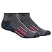 adidas Men's Cushioned X 2 Low Cut Socks (2 Pair), Grey Black Marl/Solar Blue/Craft Chili, Large
