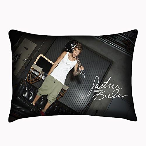 Justin Bieber Custom Pillow Case Soft Cushion Cover Two Sides 20x30 Inch