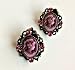 Antique Cameo Fashion Earrings (Rose Pink)
