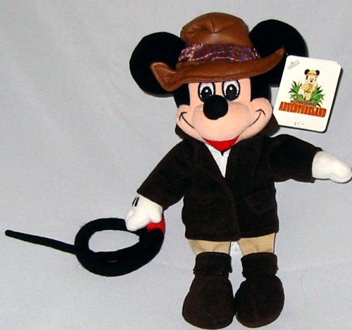 <br />Disney Adventureland Mickey Mouse Bean Bag Plush 9