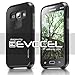 Evocel® Galaxy J1 (2015) Case - Dual Layer Armor Protector Case For Samsung Galaxy J1 (2015) - Retail Packaging, Black