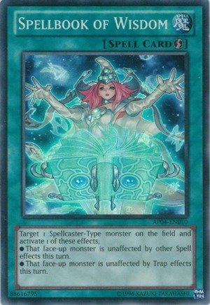 Yu-Gi-Oh! - Spellbook of Wisdom (AP04-EN010) - Astral Pack: Booster Four - Unlimited Edition - Super Rare