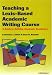 Teaching a Lexis-Based Academic Writing Course: A Guide to Building Academic Vocabulary