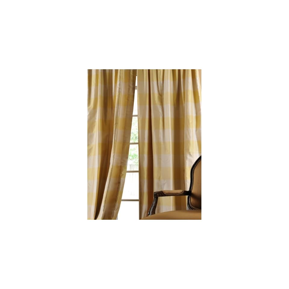 Knotts Landing Taffeta Silk Plaid Curtains Drapes On Popscreen