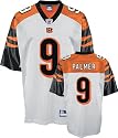 Carson Palmer Jersey: Reebok White Replica #9 Cincinnati Bengals Jersey